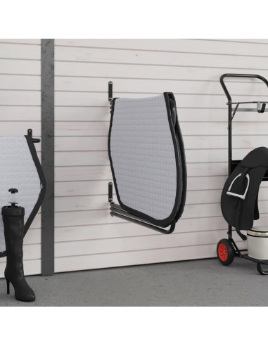 Porta Sottosella a 3 Bracci Nero in Ferro