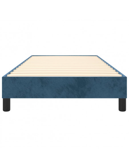 Giroletto Blu Scuro 90x200 cm in Velluto