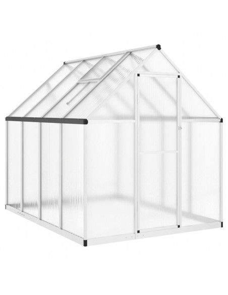 Telaio Serra con Base Argento 224x169x195 cm in Alluminio