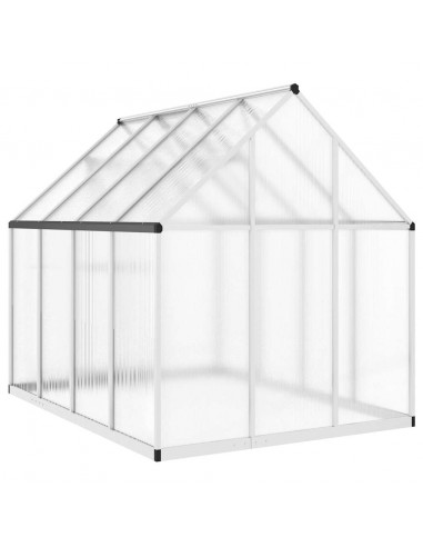 Telaio Serra con Base Argento 224x169x195 cm in Alluminio