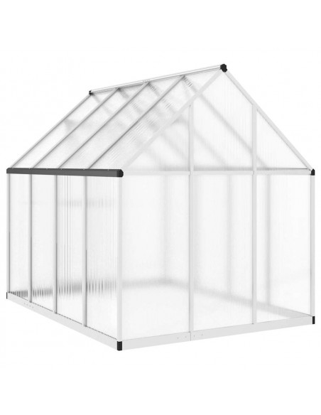 Telaio Serra con Base Argento 224x169x195 cm in Alluminio