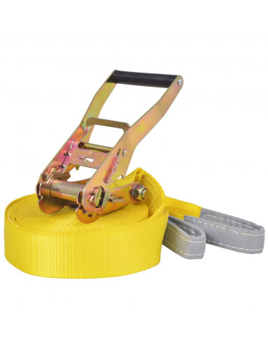 Slackline 15 m x 50 mm 150 kg Gialla