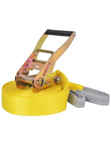Slackline 15 m x 50 mm 150 kg Gialla