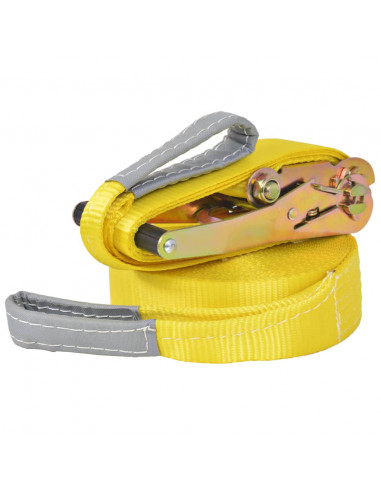 Slackline 15 m x 50 mm 150 kg Gialla