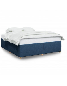 Giroletto senza Materasso Blu 200x200 cm in Tessuto 2