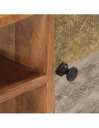 Mobile Porta TV 140x30x40 cm in Legno Massello di Acacia