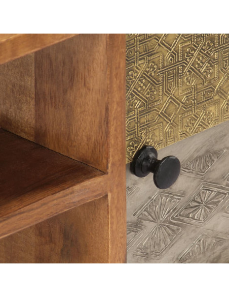 Mobile Porta TV 140x30x40 cm in Legno Massello di Acacia