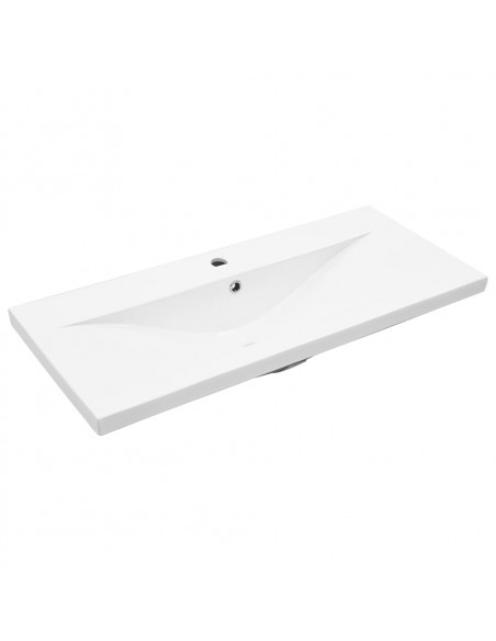 Mobile Bagno con Lavabo Integrato Legno Antico 91x39,5x49 cm