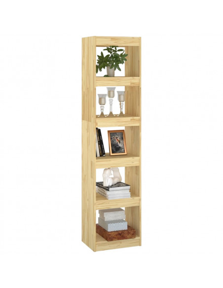 Libreria/Divisorio 40x30x167,5 cm Legno Massello di Pino