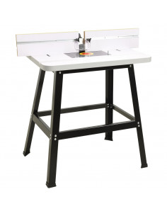 Tavolo Router in Acciaio e MDF 81x61x88 cm 2