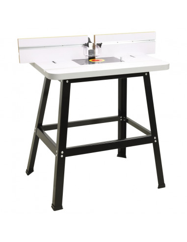 Tavolo Router in Acciaio e MDF 81x61x88 cm