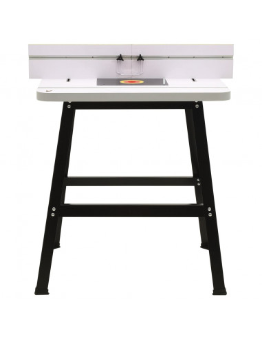 Tavolo Router in Acciaio e MDF 81x61x88 cm