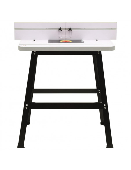 Tavolo Router in Acciaio e MDF 81x61x88 cm
