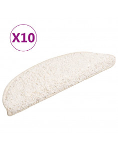 Tappetini per Scale 10 pz 56x17x3 cm Bianchi 2