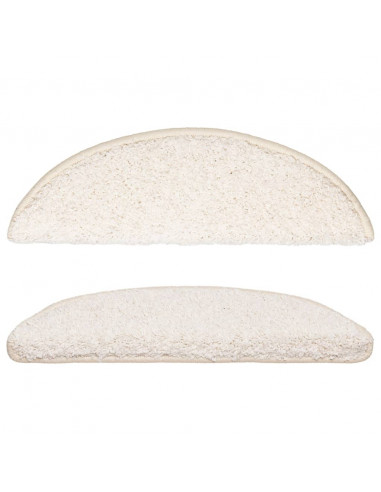 Tappetini per Scale 10 pz 56x17x3 cm Bianchi