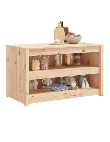 Mobile da Cucina da Esterno 106x55x64 cm Legno Massello di Pino