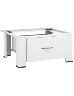 Supporto Alzatina per Lavatrice con Cassetto Bianco 2