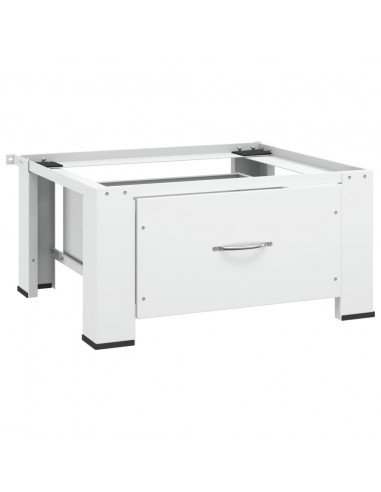 Supporto Alzatina per Lavatrice con Cassetto Bianco