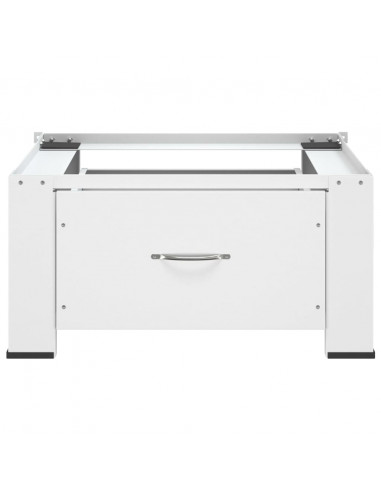 Supporto Alzatina per Lavatrice con Cassetto Bianco