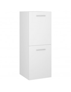 Set Mobili da Bagno Bianco in Legno Multistrato 2