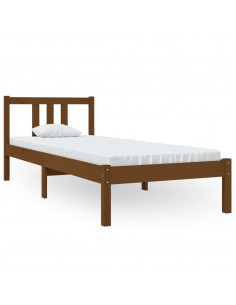 Giroletto Miele in Legno Massello 75x190 cm Small Single 2