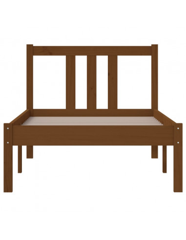 Giroletto Miele in Legno Massello 75x190 cm Small Single