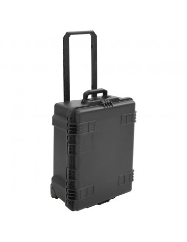 Valigetta da Volo Portatile Nera 62,5x50x28,5 cm in PP