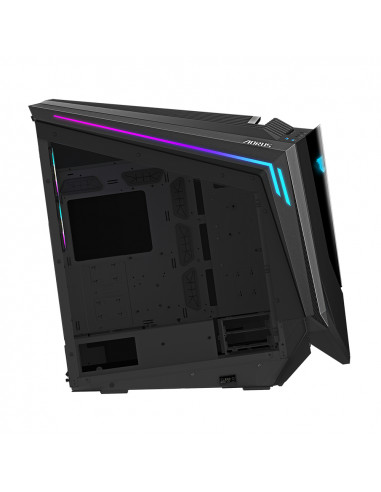 GIGABYTE AORUS C700 GLASS Case per PC – Full Tower, supporta fino a E-ATX e radiatori da 420 mm, 5 ventole da 120 mm preinstal
