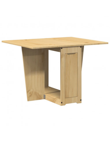 Tavolo da Pranzo Corona Marrone Cera in Legno di Pino