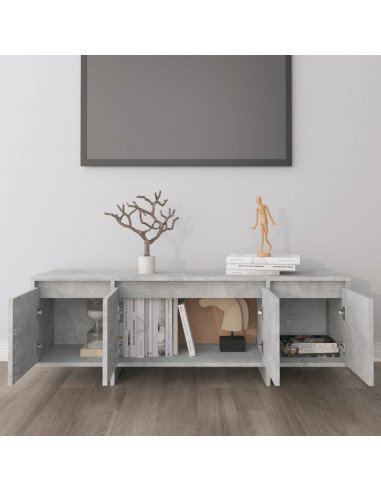 Mobile TV Grigio Cemento 120x30x40,5 cm in Truciolato