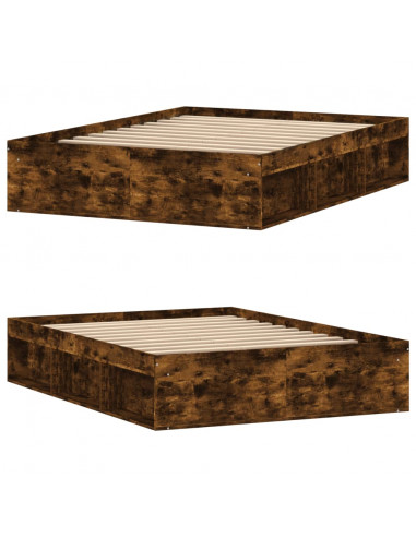 Giroletto Rovere Fumo 135x190 cm Double