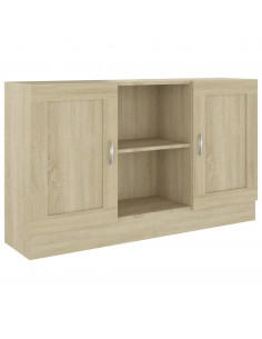Credenza Rovere Sonoma 120x30,5x70 cm in Legno Multistrato 2