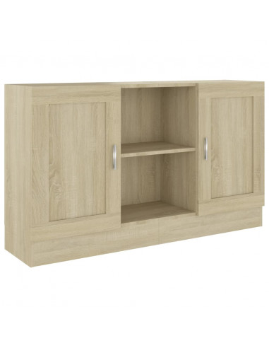 Credenza Rovere Sonoma 120x30,5x70 cm in Legno Multistrato