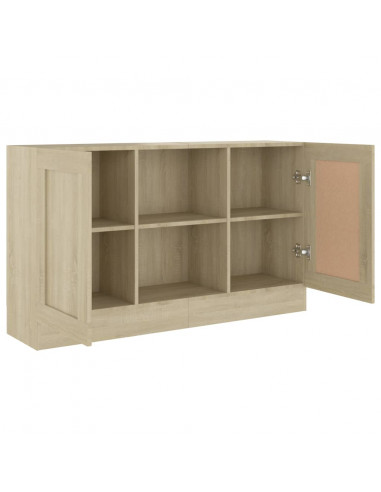 Credenza Rovere Sonoma 120x30,5x70 cm in Legno Multistrato