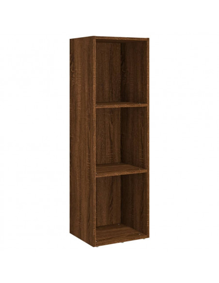 Libreria/Mobile TV Rovere Marrone 36x30x114cm Legno Multistrato