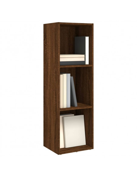 Libreria/Mobile TV Rovere Marrone 36x30x114cm Legno Multistrato