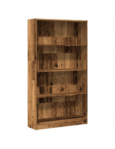 Libreria Legno Antico 80x24x143 cm in Legno Multistrato 2