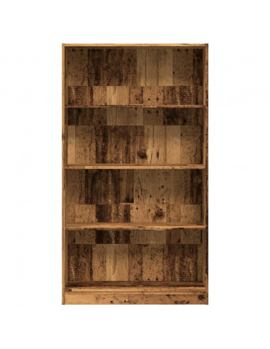 Libreria Legno Antico 80x24x143 cm in Legno Multistrato