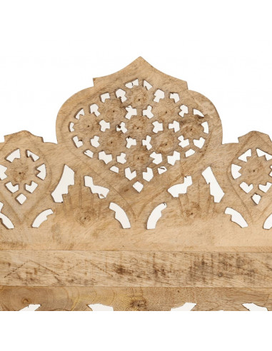 Divisorio a 5 Pannelli Intagliato 200x165cm Massello di Mango