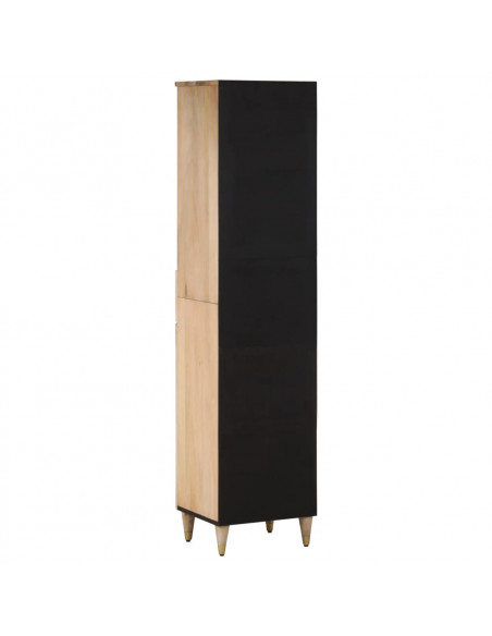 Mobile da Bagno 38x33x160 cm in Legno Massello di Mango
