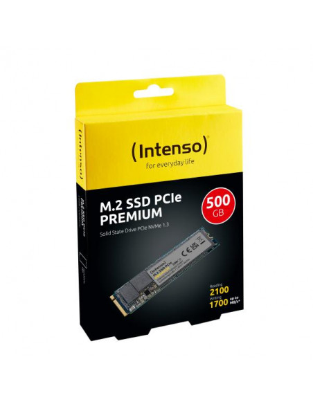 Intenso SSD 500GB Premium M.2 PCIe PCI Express 3.0 NVMe