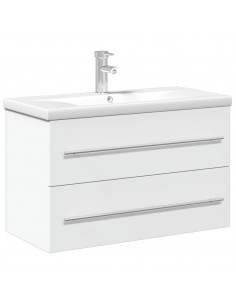 Mobile da Bagno con Lavabo Bianco 2