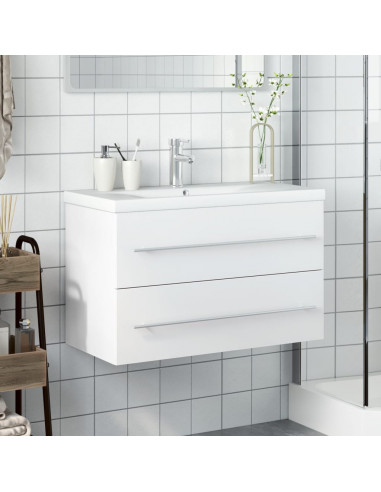 Mobile da Bagno con Lavabo Bianco