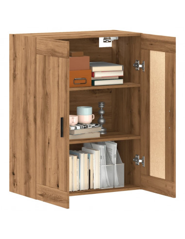 Mobile a Parete Rovere Artigianale 69,5x34x90 cm in Truciolato