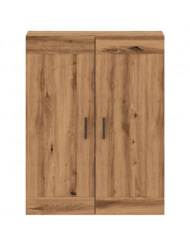 Mobile a Parete Rovere Artigianale 69,5x34x90 cm in Truciolato