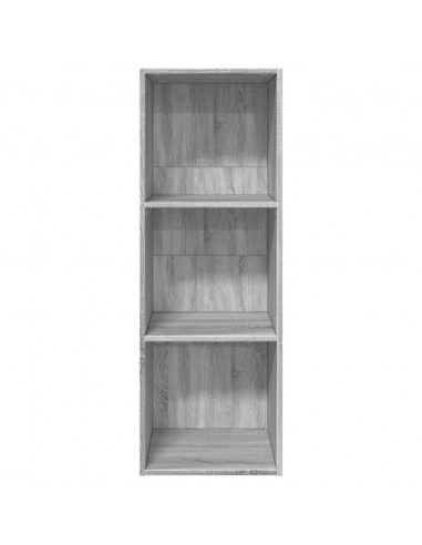 Libreria Grigio Sonoma 40x30x114 cm in Legno Multistrato