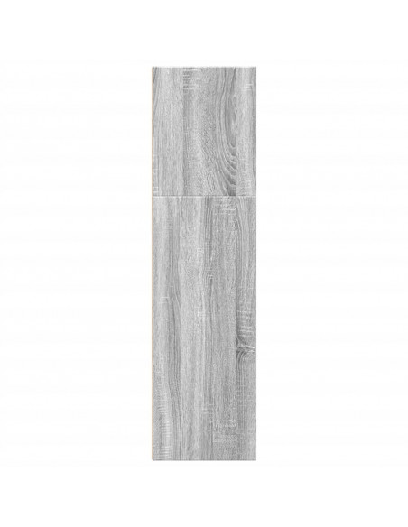 Libreria Grigio Sonoma 40x30x114 cm in Legno Multistrato