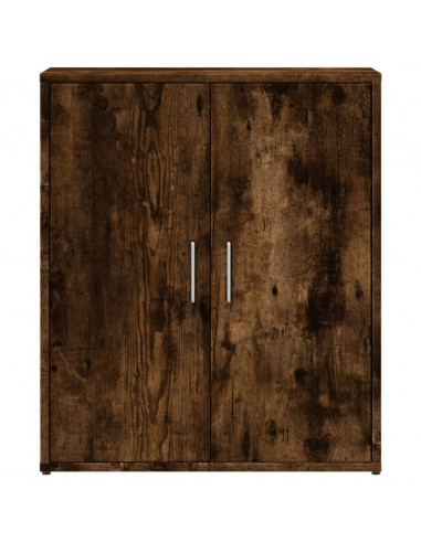 Credenza Rovere Fumo 60x31x70 cm in Legno Multistrato