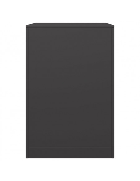 Rastrelliera per Legna da Ardere Nera 60x40x60 cm in Acciaio