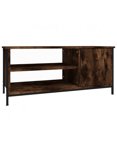 Mobile TV Rovere Fumo 100x40x45 cm in Legno Multistrato